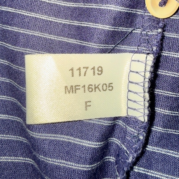 Peter Millar Blue Striped Golf Polo (MF16K05) Men’s Size - Large - Picture 9 of 11